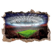 Vinilos paredes estadio fútbol mundial rusia 2018 3d